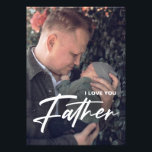 Modern minimalist father day photo greeting card fotodruck<br><div class="desc">Simple Minimalist father day Photo gift for dad. Send a beautiful personalized father's day gift to your dad that he'll cherish forever. Special personalized father's day family photo collage to display your special family photos and memories. Thank you father photo replace. Our design features a simple photo design with "I...</div>