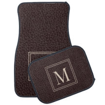 Modern Minimalist Initial Brown