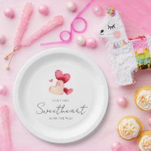 Modern Minimalist Little Sweetheart Baby Shower