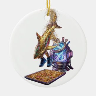 Modern Minimalist Luxury Cyber Shark  Keramik Ornament