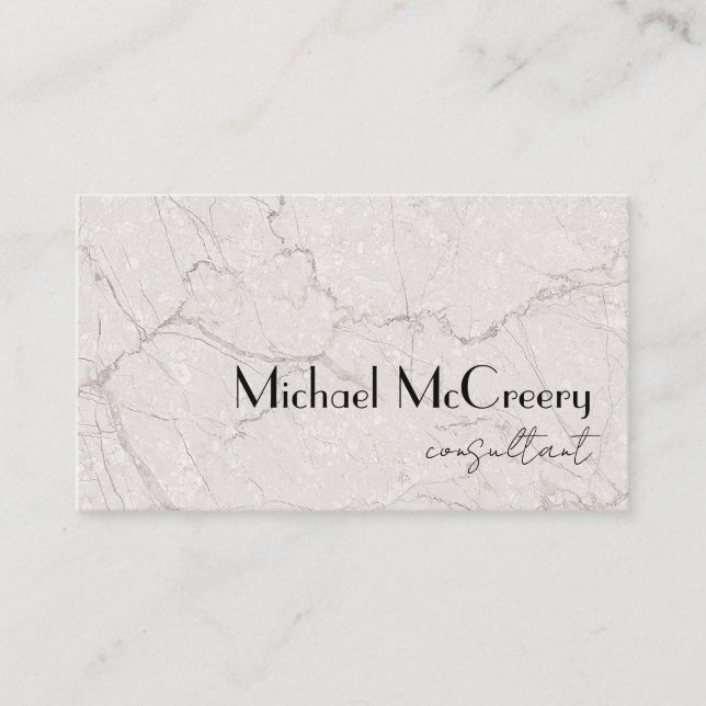 Modern Minimalist Masculine Luxury Professional Visitenkarte (Vorderseite)