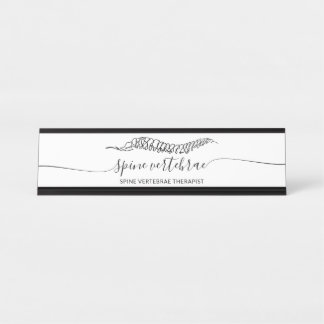 Modern Minimalist Orthopedic doctor Massage Schreibtischnamensplakette