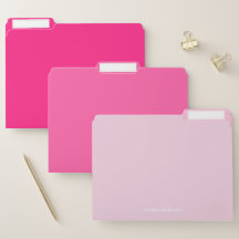 Modern minimalist personalisiert Hot Pink