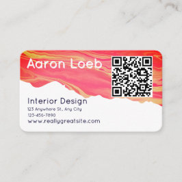 Modern Minimalist Professional Business Card Visitenkarte