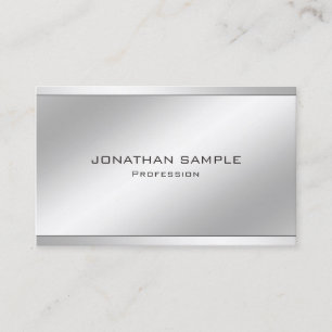 Modern minimalist professionell elegant einfach visitenkarte