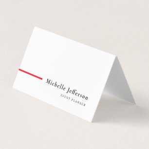 Modern minimalist schlicht einfach visitenkarten