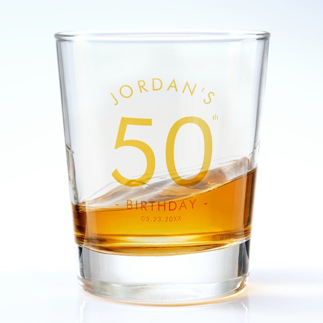 Modern Minimalist Simple Birthday Party Shooter Schnapsglas (Von Creator hochgeladen)