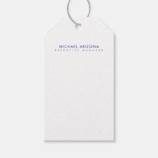 Modern Minimalist Simple Plain Own Name Geschenkanhänger