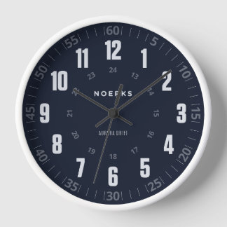 Modern Minimalist Wall Clock – Aurora Drift Uhr