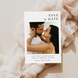 Modern Minimalist Wedding Save The Date