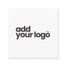 Modern minimalist weiß Fügen Sie Ihr Logo hinzu
