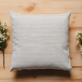 Modern Minimalistic White Burlap Kissen
