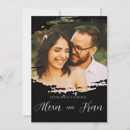 Modern Minimalistisch einfach Einladung