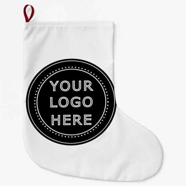 Modern, Minimalistisch, elegant und individuell an Großer Weihnachtsstrumpf (Vorderseite)