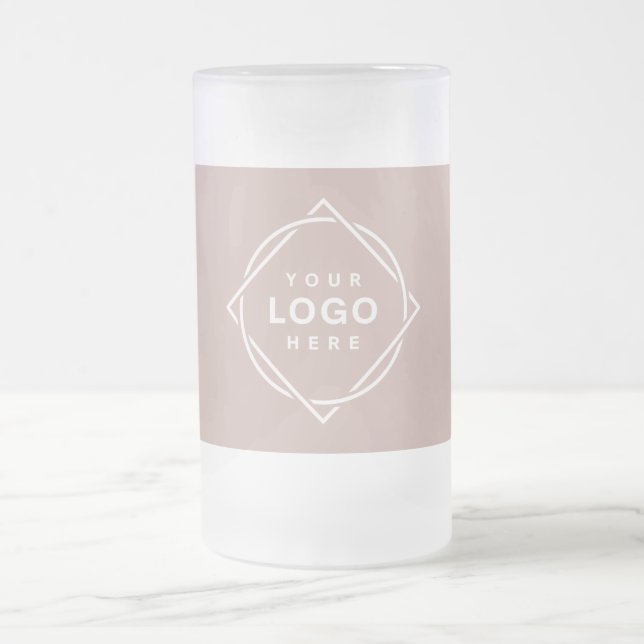Modern, Minimalistisch, elegant und individuell an Mattglas Bierglas (Mittel)