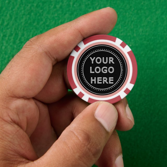 Modern, Minimalistisch, elegant und individuell an Pokerchips (Hand)