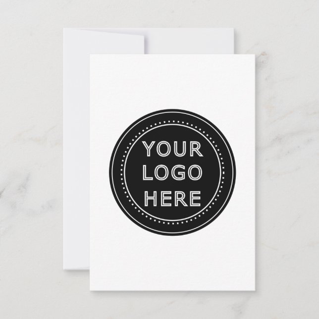 Modern, Minimalistisch, elegant und individuell an RSVP Karte (Vorderseite)