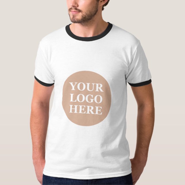 Modern, Minimalistisch, elegant und individuell an T-Shirt (Vorderseite)