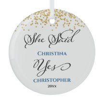 Modern Minimalistisch First Christmas Verlobt