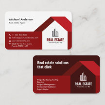 Modern Minimalistisch Real Anwesen Red
