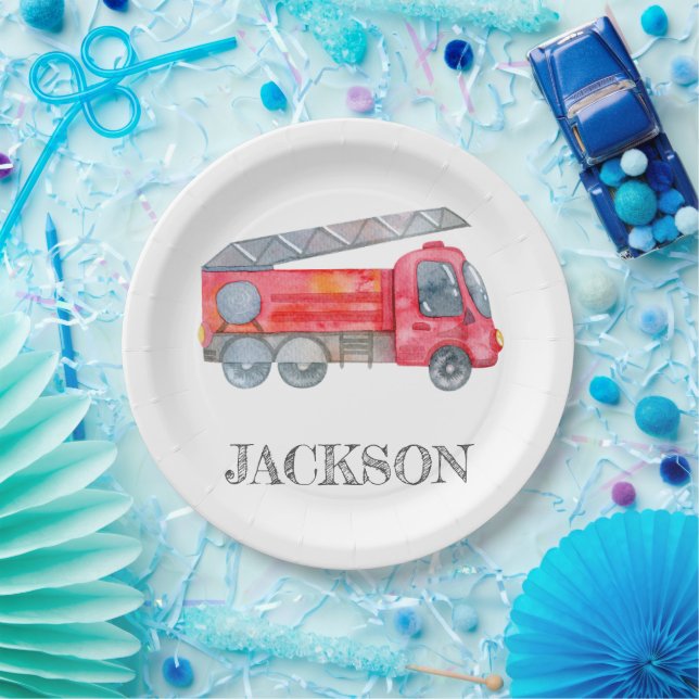 Modern Minimalistische Geburtstagsparty Pappteller (Party)