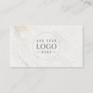 Modern Minimalistische Logo-Visitenkarten aus Marm Visitenkarte