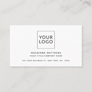 Modern Minimalistische Social Media Icons für Log Visitenkarte