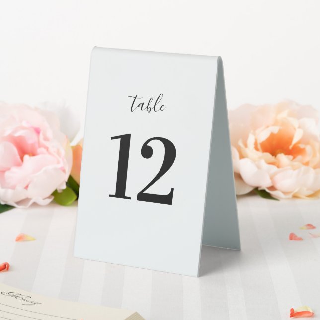 Modern Minimalistische Tischnummer Pedestelle-Zeic Tischaufsteller (In Situ (Hochzeit))