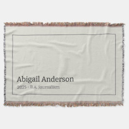 Modern minimalistischer Name und Titel, Abschluss Decke
