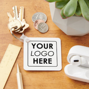 Modern Minimalistisches, benutzerdefiniertes Firme Schlüsselanhänger