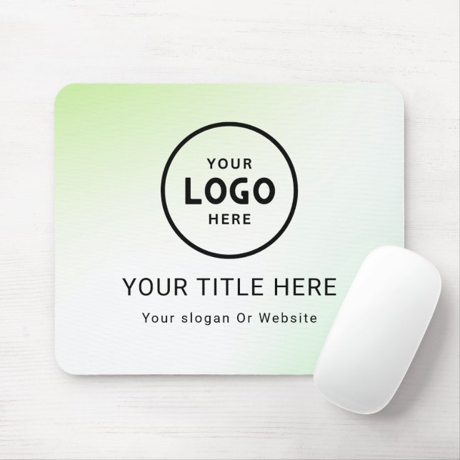 Modern Minimalistisches Firmenlogo Mousepad (Mit Mouse)