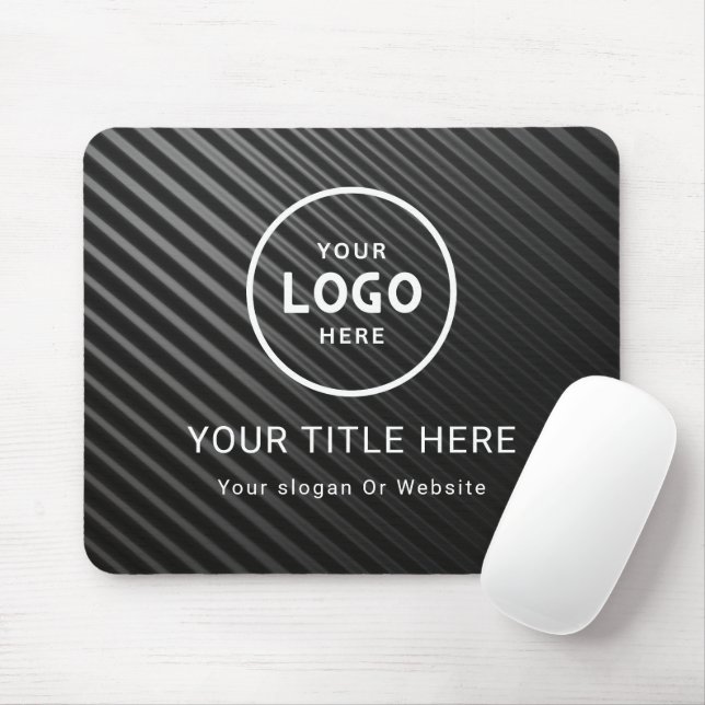 Modern Minimalistisches Firmenlogo Mousepad (Mit Mouse)
