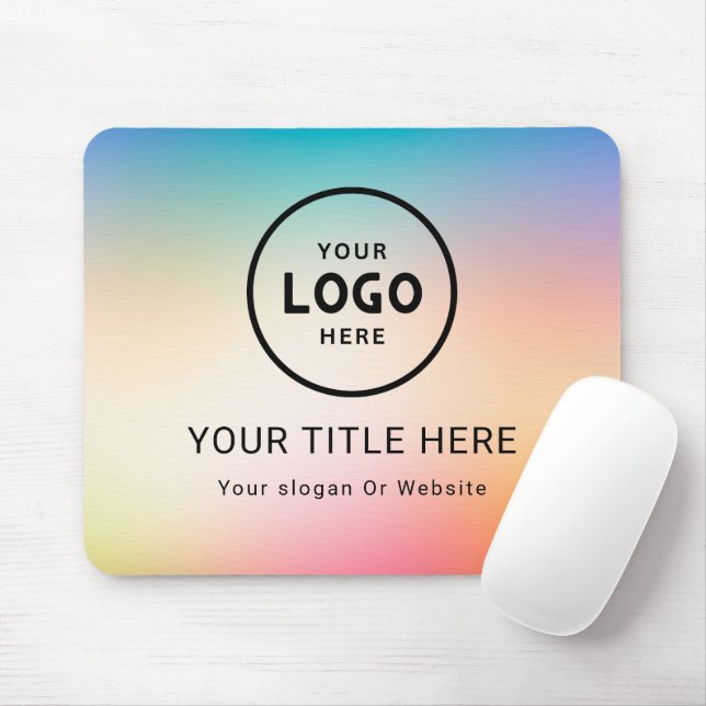 Modern Minimalistisches Firmenlogo Mousepad (Mit Mouse)