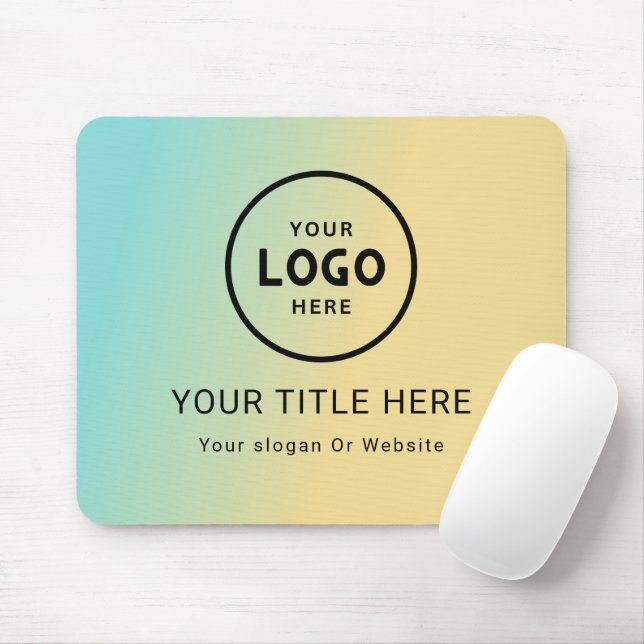 Modern Minimalistisches Firmenlogo Mousepad (Mit Mouse)