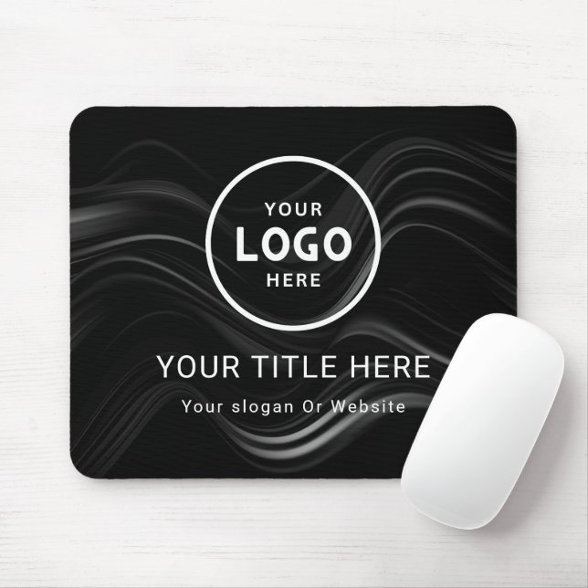 Modern Minimalistisches Firmenlogo Mousepad (Mit Mouse)