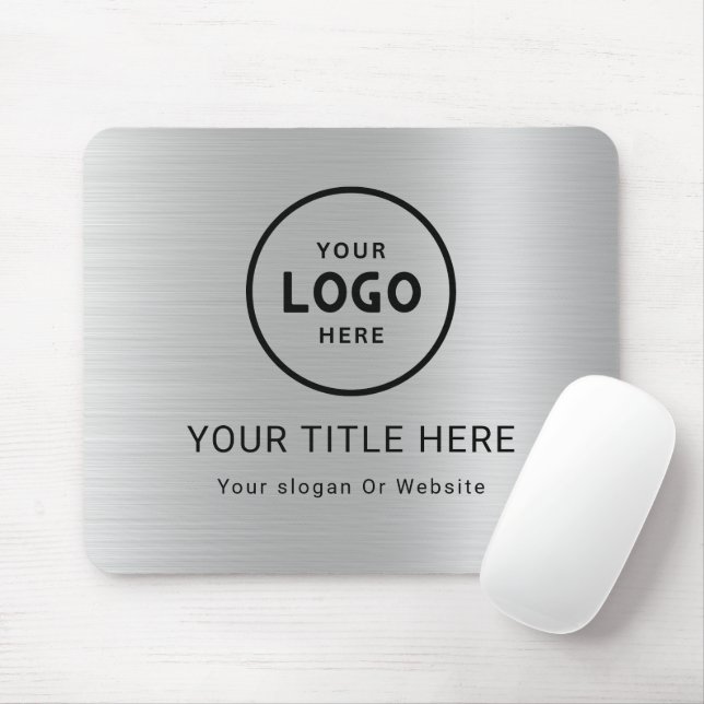 Modern Minimalistisches Firmenlogo Mousepad (Mit Mouse)