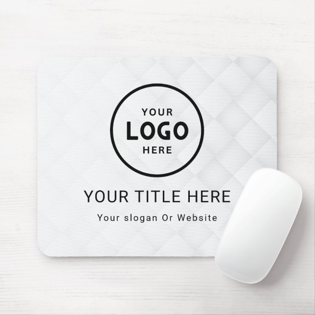 Modern Minimalistisches Firmenlogo Mousepad (Mit Mouse)