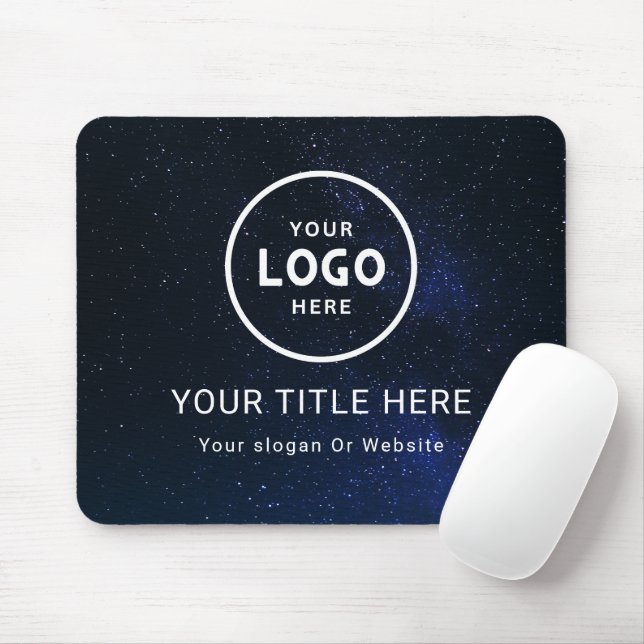 Modern Minimalistisches Firmenlogo Mousepad (Mit Mouse)