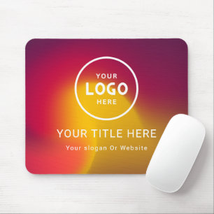 Modern Minimalistisches Firmenlogo Mousepad