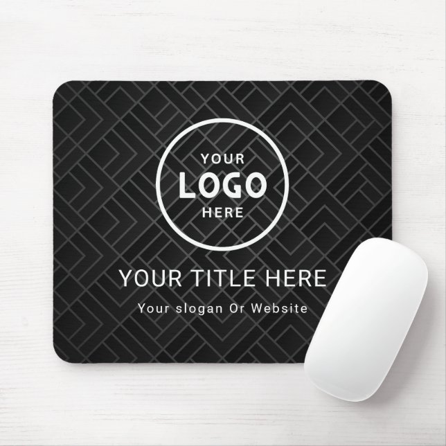 Modern Minimalistisches Firmenlogo Mousepad (Mit Mouse)