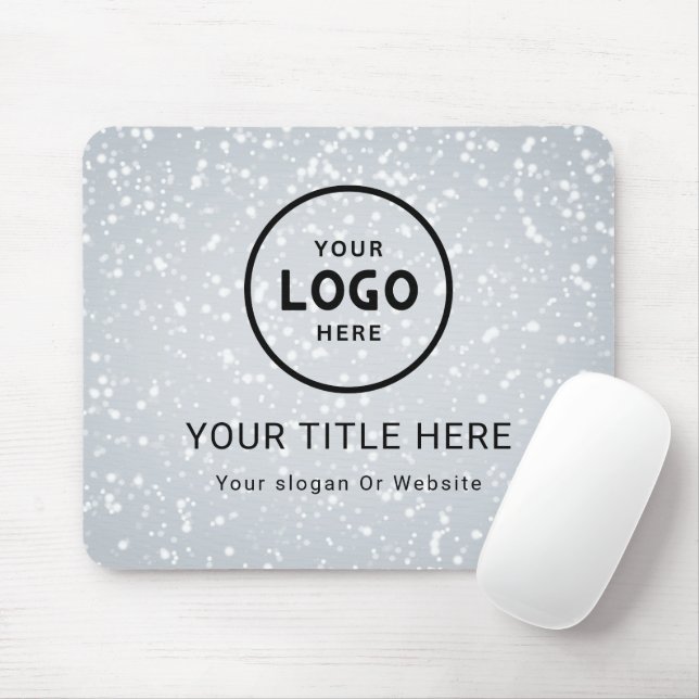 Modern Minimalistisches Firmenlogo Mousepad (Mit Mouse)