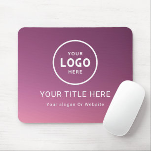 Modern Minimalistisches Firmenlogo Mousepad