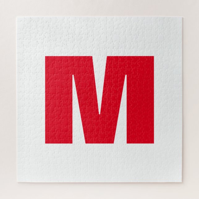 Modern Minimalistisches Monogramm (Vertikal)