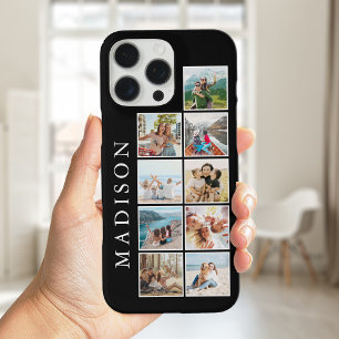 Modern Minimalistisches Monogramm des Fotos iPhone 16 Pro Max Hülle