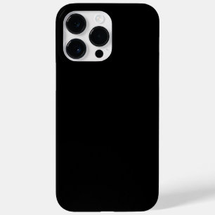 Modern minimalistisches Vollschwarz Case-Mate iPhone Hülle