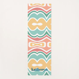 Modern Mint Green Abstrakt Stylish Chic Yoga Mat Yogamatte