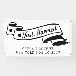 Modern mit Herz-gerade-Auto-Banner Banner