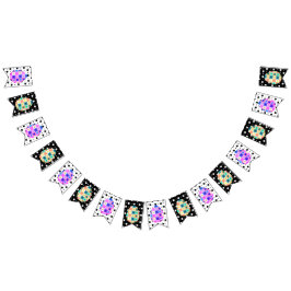 Modern Mod Pop Art Geometric Easter Bunting Banner