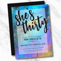 Modern modernes 30. Geburtstags-Party