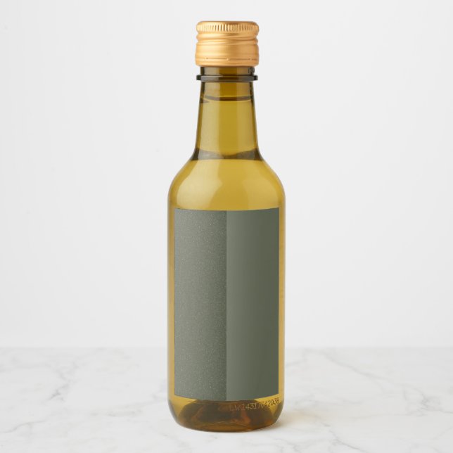Modern modernes grünes Dualtonlabel - anpassbar Weinetikett (Vorderseite)